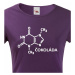 Dámské tričko s chemickým vzorcem čokolády - originální potisk