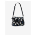 Černá dámská květovaná kabelka Desigual Margy Loverty 2.0