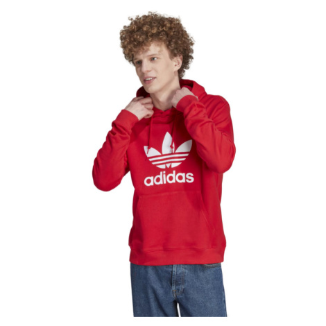 ADIDAS ORIGINALS-TREFOIL HOODY-IM4497-better scarlet Červená