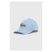 Bavlněná baseballová čepice Lacoste s aplikací, RK9871-HBP