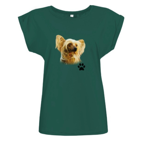 Dámské tričko Čínský chocholatý pes