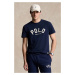 Bavlněné tričko Polo Ralph Lauren tmavomodrá barva, s aplikací, 710952043