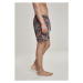 Urban Classics Pattern?Swim Shorts blk/tropical