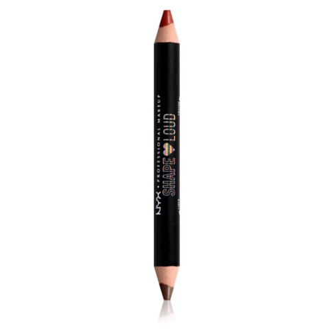 NYX Professional Makeup Lip Liner Duo Pride Line Loud rtěnka + tužka na rty s matným efektem ods