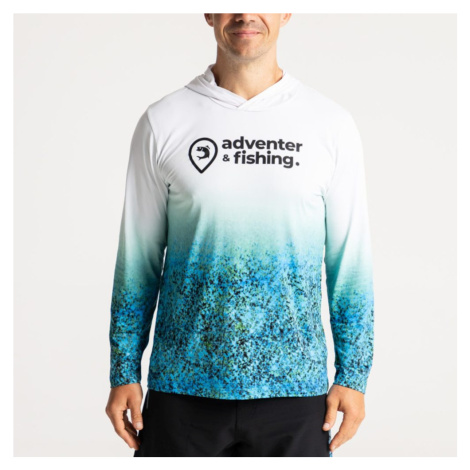 Adventer & fishing Funkční hoodie UV tričko Bluefin Trevally ADVENTER&FISHING