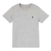 Dětské bavlněné tričko Polo Ralph Lauren šedá barva