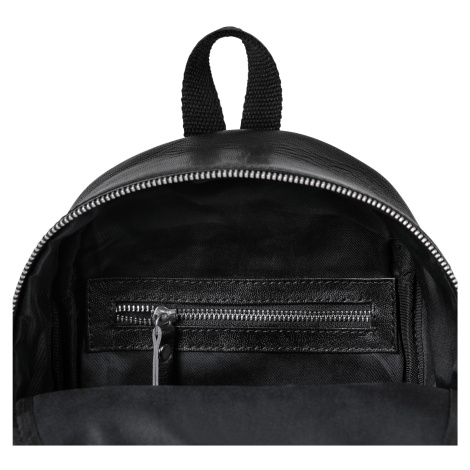 Bagind Mini - Dámský i pánský kožený dámský batoh malý v černé, ruční výroba, český design