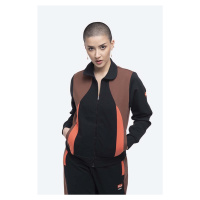 Mikina Fila X Wood Wood Women Evonne Track Jacket 688378 B028 dámská, černá barva, vzorovaná