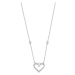 Morellato Romantický stříbrný náhrdelník Cuori SAIV04