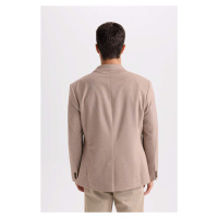 DEFACTO Slim Fit Slim Fit Lined Button Closure Blazer Jacket