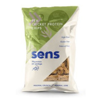 SENS Protein chipsy s cvrččím proteinem 80g, mák a mořská sůl