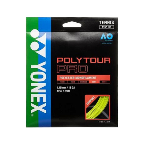 Yonex Poly Tour Pro 115, 12m, žlutý