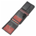 Pánská kožená peněženka Pierre Cardin Rikke - černo-červená
