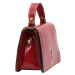 Kožená kufříková kabelka Florence 8602 béžová / hnědá