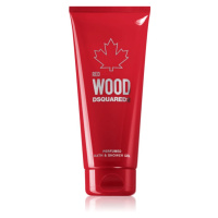 Dsquared2 Red Wood sprchový a koupelový gel pro ženy 200 ml