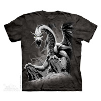 The Mountain Dětské batikované tričko - Black Dragon - černé