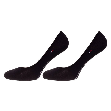 Sada dvou párů dámských ponožek v černé barvě Tommy Hilfiger Underwear
