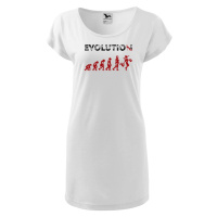 DOBRÝ TRIKO Dámské tričko/šaty Evoluce nákupy