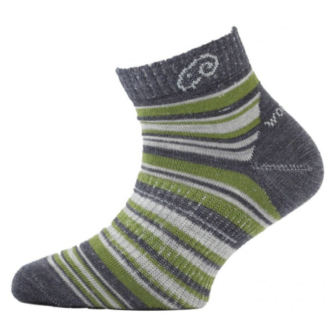 LASTING dětské merino ponožky TJP zelené