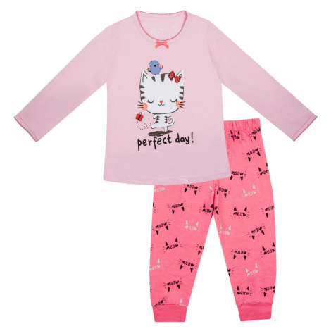 Dívčí pyžamo - Wolf S2251, růžová Barva: Růžová