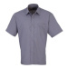 Premier Workwear Pánská košile s krátkým rukávem PR202 Steel -ca. Pantone 6545