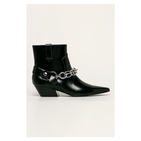 Calvin Klein - Westernové kožené boty