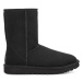 Sněhule UGG Classic Short II dámské, černá barva, na plochém podpatku, zateplené, 1016223.BLK