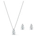 Swarovski Slušivá sada šperků s třpytivými krystaly Attract 5569174 (náušnice, náhrdelník)