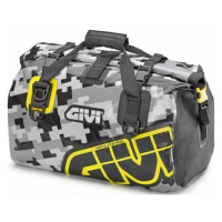 Givi EA115CM Waterproof Cylinder Seat Bag 40L Camo/Grey/Yellow