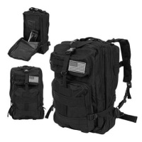 Černý XL vojenský batoh