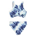 Abercrombie & Fitch Bikiny modrá / marine modrá / bílá