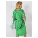 Zelené květinové šaty