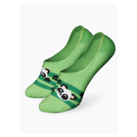 Veselé extra nízké ponožky Dedoles Pandy a pásky (DNS249) L