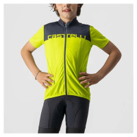 CASTELLI Cyklistický dres s krátkým rukávem - NEO PROLOGO - žlutá/modrá