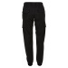 Dámské tepláky // Urban Classics / Ladies High Waist Cargo Jogging Pants black