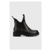 Holínky Calvin Klein Jeans Yw0yw01034 Bds Chelsea Rain Boots dámské, černá barva