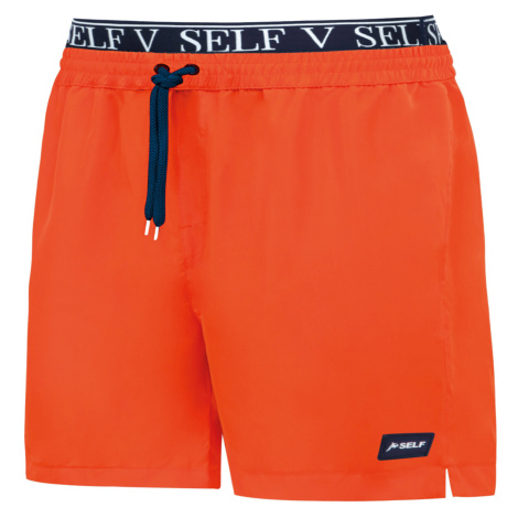 Pánské plavky SM25-26 Summer Shorts neonově oranžové - Self