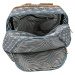Trendový dámský koženkový batoh Ripo, modrá