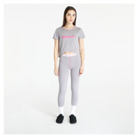 DKNY WMS Capri Short Sleeve Pajamas Set Grey