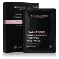 Revolution Skincare Hyaluronic Acid sada plátýnkových masek pro intenzivní hydrataci 5 ks