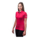 SENSOR MERINO ACTIVE POLO dámské triko kr.rukáv magenta