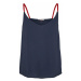 Tommy Hilfiger Tommy Jeans dámské modré tílko TJW BRANDED STRAPS CAMI TOP