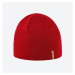 KAMA A02 pletená merino čepice, červená