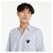 Comme des Garçons PLAY Black Heart Striped Shirt Light Blue/ White/ Black