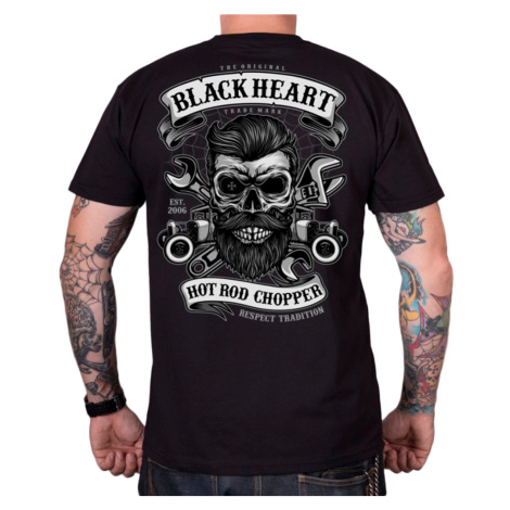 Triko BLACK HEART Respect Tradition černá BLACKHEART