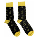 Nirvana ponožky, Outline Happy Faces Black, unisex