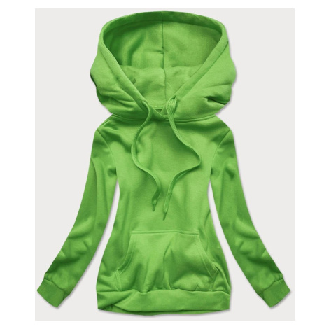 Zelená dámská tepláková mikina (W02-70) J.STYLE