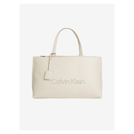 Krémový dámský shopper Calvin Klein