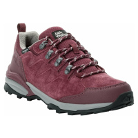 Jack Wolfskin Refugio Texapore Low W Dark Maroon Dámské outdoorové boty