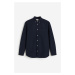 H & M - Košile oxford Regular Fit - modrá